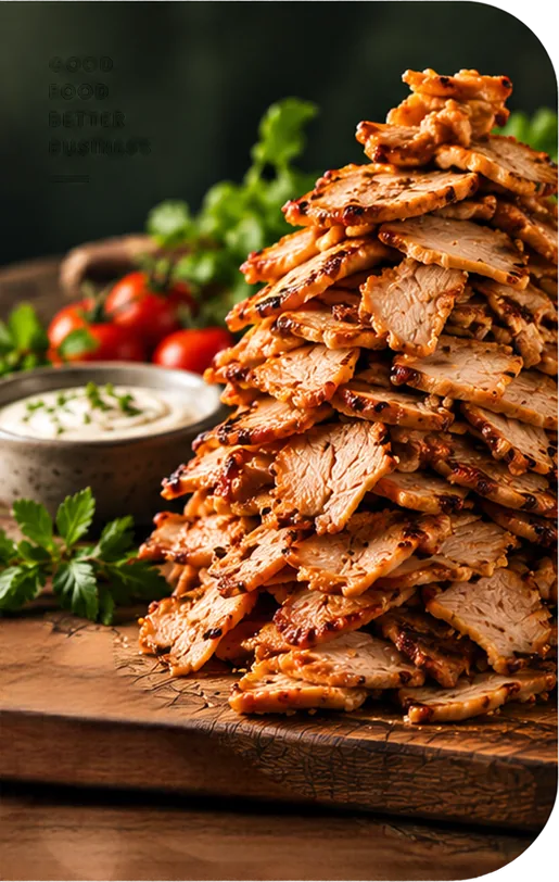 Grillowane mięso z kurczaka do kebaba